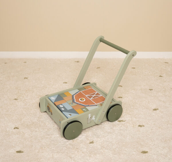 Baby Walker - Carrellino primi passi con costruzioni FSC Little Farm